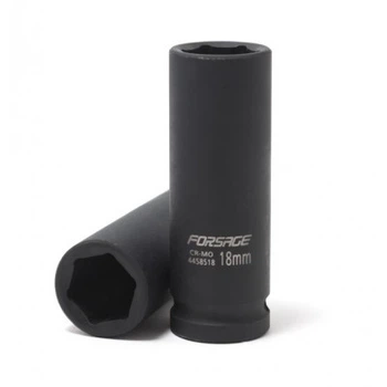 Головка ударная глубокая 17мм 1/2" 6гр. Forsage F-4458517