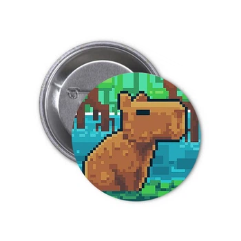 Значок Hydrochoerus Capybara Капибара #23
