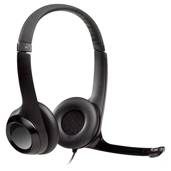 Навушники з мікрофоном Logitech H390 USB black (981-000406)