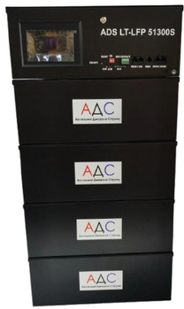 Литий - железо фосфатная аккумуляторная батарея АДС ADS LT LFP 51300S, 16S, Bluetooth (51,2В 300А*ч), (LiFePo4)