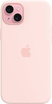 Чохол противоударний силіконовий OEM+ Premium Silicone Case with MagSafe для Apple iPhone 15 (6.1") Light Pink