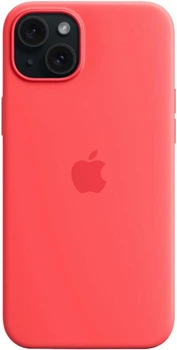 Чехол противоударный силиконовый OEM+ Premium Silicone Case with MagSafe для Apple iPhone 15 (6.1") Guava