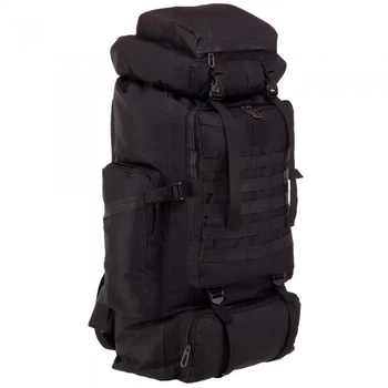 Тактичний рюкзак / туристичний похідний рюкзак 72х34х17см Eagle M13 80л Black