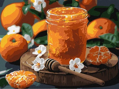 Картина за номерами Ideyka Мандариновий мед 30х40 см (4823104370178)