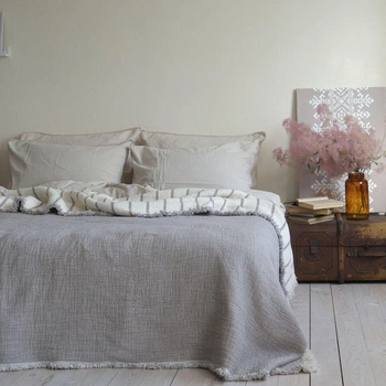 Покривало муслінове La Modno Magic 170x230 Smokey Taupe (100% бавовна) (200379)