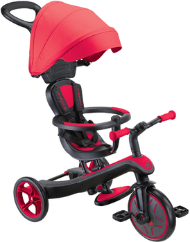 Велосипед детский трехколесный Globber Explorer Trike 4 в 1 Красный (634-102)