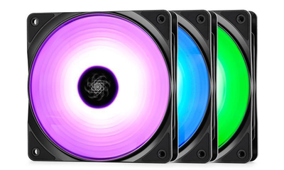 Вентилятор DeepCool RF 120-3 IN 1 ( чорний з білим )