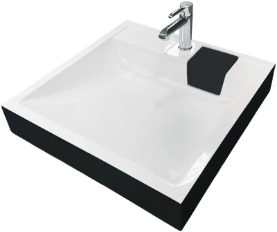 Умывальник над стиральной машиной ADAMANT Washer New Black/White Glossy