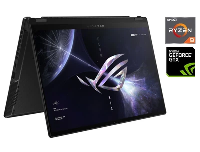 Игровой ультрабук-трансформер Asus Rog Flow x13 GV301QH / 13.4" (3840x2400) IPS Touch / AMD Ryzen 9 5980HS (8 (16) ядер по 3.0 - 4.8 GHz) / 32 GB DDR4 / 1000 GB SSD / nVidia GeForce GTX 1650, 4 GB GDDR6, 128-bit / WebCam б/у
