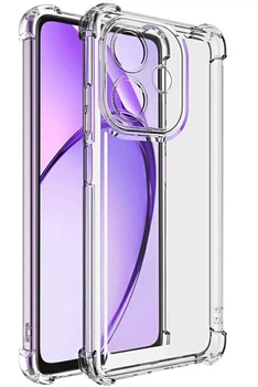 Протиударний силіконовий чохол Anti Shock для Oppo A3x Прозорий (64705)