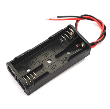 Бокс на две ААА батареи 3V кейс для питания Arduino Black (287153)
