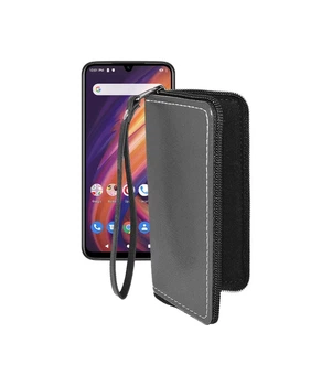 Чохол-гаманець з екошкіри для телефону Lenovo A6 Note Сірий