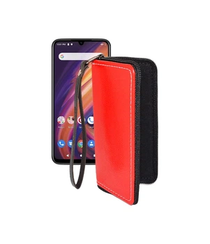 Чохол-гаманець з екошкіри для телефону Lenovo A6 Note Червоний