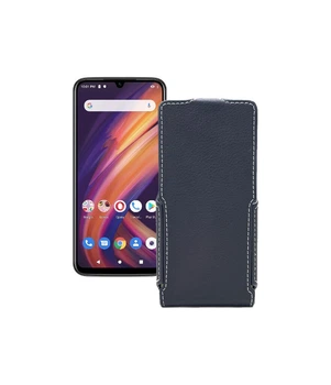 Чохол-флип з екошкіри для телефону Lenovo A6 Note Чорний матовий