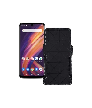 Чохол-книжка з екошкіри для телефону Lenovo A6 Note Чорний ромб