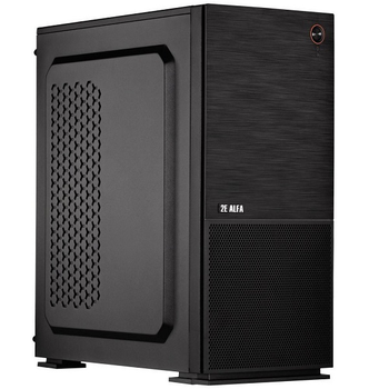 Корпус Midi-Tower без БЖ 2E Alfa G650 (1xUSB3.0, 1х120мм Black fan, Perforated Side, Black)