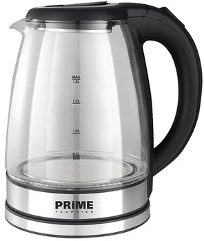 Электрочайник PRIME Technics PKG 1808 B Стекло/Черный пластик (PR211926)