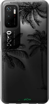 Чехол на Xiaomi Redmi Note 10T Пальмы1 "4634u-2484-70447"