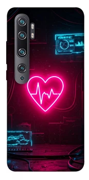 TPU чохол Demsky Neon heart для Xiaomi Mi Note 10 / Note 10 Pro / Mi CC9 Pro