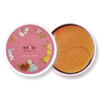 Гидрогелевые патчи для глаз с пептидами и лососевым маслом Eyenlip Salmon Oil & Peptide Hydrogel Eye Patch 60 шт (8809555250166)