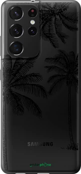 Чехол на Samsung Galaxy S21 Ultra (5G) Пальмы1 "4634t-2116-70447"