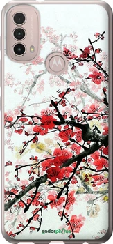 Чохол на Motorola E40 Квітучий кущ "831u-2660-70447"