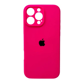 Чохол силіконовий Full Silicone Case for iPhone 16 Pro Max Shinny Pink (з захистом камери)