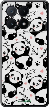 Чехол на Xiaomi Poco X6 PRO Панды "4318u-3497-70447"