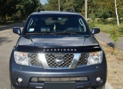 Дефлектор капота (мухобойка) для Nissan Pathfinder 2004-2010 (R51) VIP