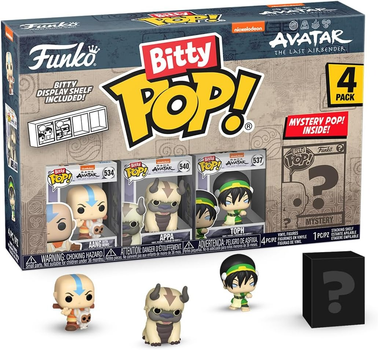 Zestaw figurek Funko Bitty Pop Avatar: The Last Airbender - Aang 3.5 cm 4 szt (889698730563)