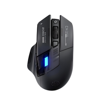 Мышь беспроводная INPHIC A9 Explorer с подключением Bluetooth, 2.4G, аккумулятором, 2400 DPI, black