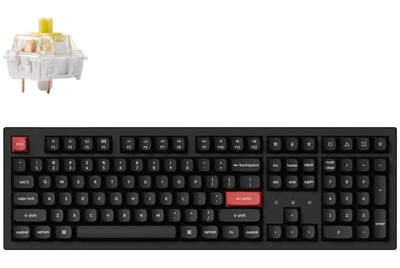 Клавіатура Keychron K10 PRO 100Key, K pro Banana, WL/BT/USB-A, QMK, EN/UKR, RGB, чорний (K10P-B4-UA)