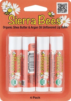 Набор бальзамов для губ "Масло ши и арганы" - Sierra Bees (lip/balm/4x4,25g) Набор бальзамов для губ "Масло ши и арганы" (1234647-888878555-2)