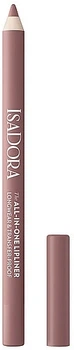 Карандаш для контура губ - IsaDora All-In-One Lipliner 03 - Creamy Brown (1.2g) (1198399-1958522492-2)