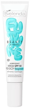 Гибридный увлажняющий и защитный крем-фотопротектор для глаз - Bielenda Future Beauty Hybrid Eye Cream SPF 50 Protective Moisturising 15ml (1238383-781810261-2)