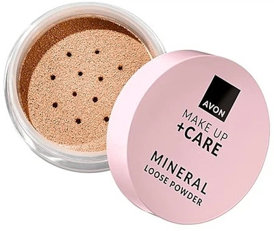 Минеральная рассыпчатая пудра для лица - Avon Make Up + Care Mineral Loose Powder Medium Deep (1239680-2081784698-2)
