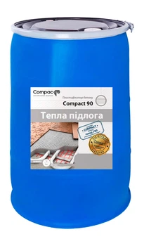 Пластификатор Тёплый пол Compact 90 Euro для бетона стяжки бочка 200 л