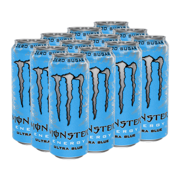 Набір Напій Енергетичний 12шт Monster Energy Ultra Blue 500ml