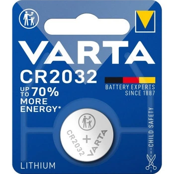 Батарейка Varta CR2032 литиевая для часов, пультов и электроники