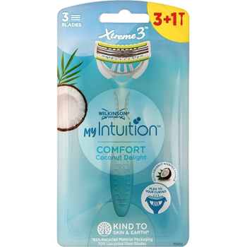 Бритва Wilkinson Sword Xtreme 3 Comfort Coconut Delight 3+1 шт. (4027800319626)