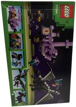 Zestaw klockow Lego Minecraft Smok Kresu i statek Kresu 657 elementow (21264) (955555908279084) - Outlet