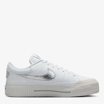 Жіночі кеди низькі Nike Court Legacy Lift HQ2307-100 40 (8.5US) 25.5 см Білі (197859038800)