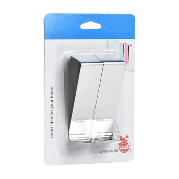 Гачок-вішалка на двері SS 2шт/наб 8*2.5см Home R94666