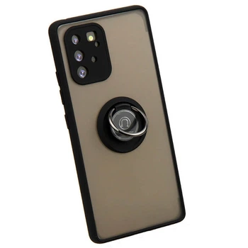 Чохол Fiji Colorframe для Samsung Galaxy S10 Lite (G770) матовий бампер з кільцем підставкою Black