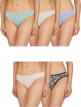 Набор хлопковых трусиков Marks&Spencer модель bikinis бикини 8(36) 5 шт sea green 0102