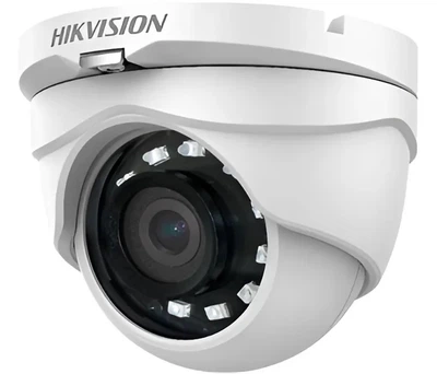Камера відеоспостереження з мікрофоном внутрішня / для вулиці Hikvision 99-00003315 Turbo HD 2.8, 2 Мп, Білий колір