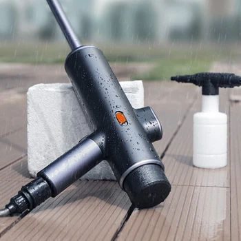 Пистолет для мойки портативный Baseus Dual Portable Electric (TZCRDDSQ-01) - Комплект с аксессуарами