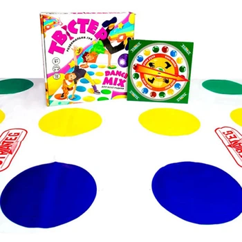 Твистер игра для детей Strateg 30277 T, Dance mix, полотно 150х110 см (30277-RT)
