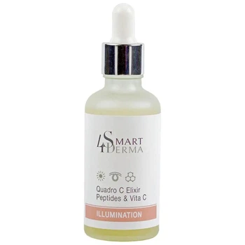 Мультипептидный эликсир с витамином С Illumination Quadro C Elixir Peptides & Vita C Smart4Derma 50мл