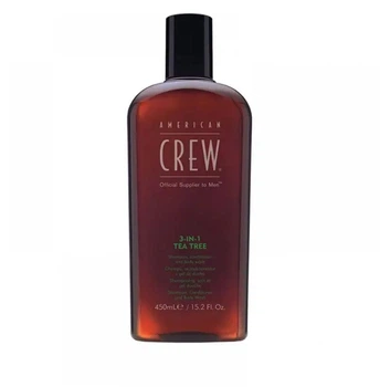 Шампунь-кондиционер-гель для душа American Crew Hair & Body 3-IN-1 Tea Tree 3 в 1 для мужчин, 450 мл